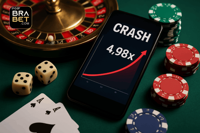 Jogo Crash Cassino BRABET apostas emocionantes